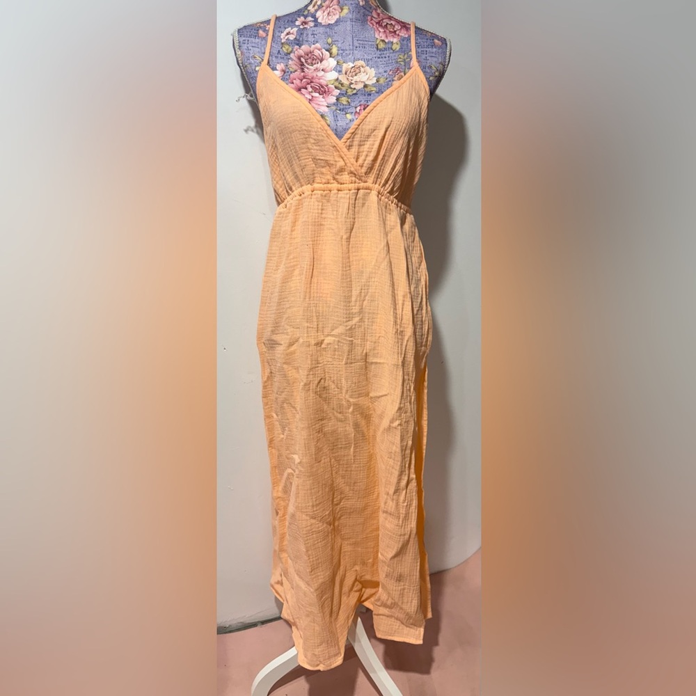 Xhilaration Light Orange Midi Skirt